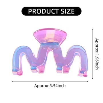 Jayongnee Large Claw Clips - 5Pcs, Perfect for Any Hair Type