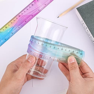 Grevosea Flexible Ruler Set - Perfect for Kids and Adults