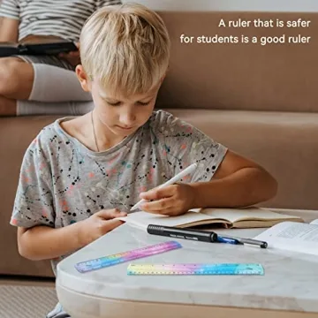 Grevosea Flexible Ruler Set - Perfect for Kids and Adults