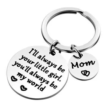 Heartfelt Mother's Day Keychain Gift for Mom from Daughter