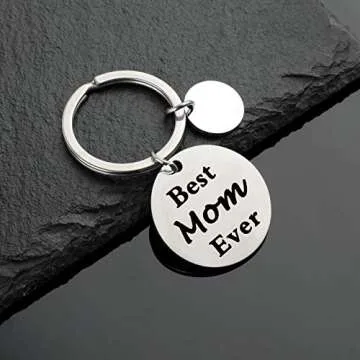 Heartfelt Mother's Day Keychain Gift for Mom from Daughter
