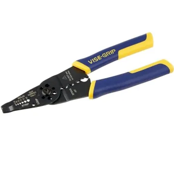 IRWIN VISE-GRIP Wire Stripper and Cutter Tool, Ergonomic Comfort for Electricians
