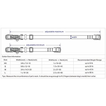 Blueberry Pet Reflective Dog Collar for Large Dogs
