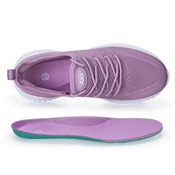 Akk Women’s Slip-On Memory Foam Walking Shoes - Lightweight