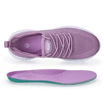 Akk Women’s Slip-On Memory Foam Walking Shoes - Lightweight