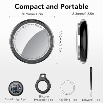 Apple MFi Certified Air Tracker Tags for Precise Tracking