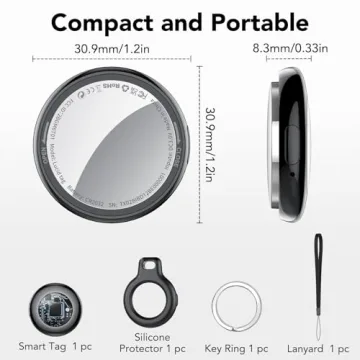 Apple MFi Certified Air Tracker Tags for Precise Tracking