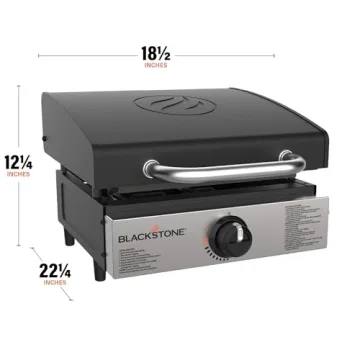 Blackstone 1814 Portable Gas Griddle 17 Inch 12000 BTUs