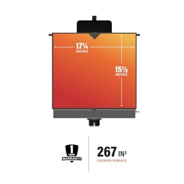 Blackstone 1814 Portable Gas Griddle 17 Inch 12000 BTUs