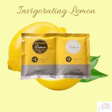 Jelly Pedicure Foot Soak Packets - 5Pcs Multi Pack Exfoliating Foot Spa Soak Including Orange, Lavender & More - Detoxifying Jelly Foot Soak for Pedicure - Moisturizing Foot Softening Soak - 5Pack