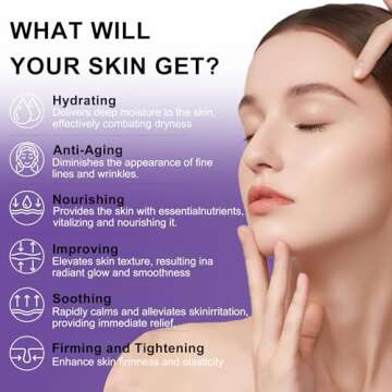 Skin Care Set,Professional Skincare for Women Teens Teenage,Hydrate Smooth Tighten Firm Lift Anti-Aging Facial Skin Care Routine Kit,Travel Skin Care Sets & Kits Products Birthday Valentines Gifts