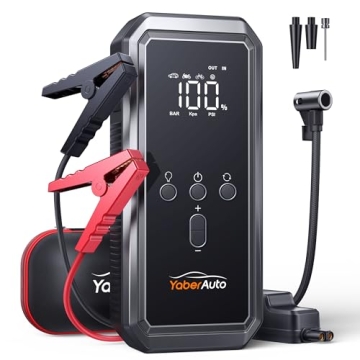 YaberAuto 3500A Portable Car Jump Starter & Air Compressor