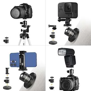 UTEBIT Magnetic Camera Mount 1/4 Thread for GoPro