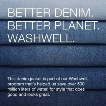 GAP Mens Icon Sherpa Denim Jacket - Stylish and Warm