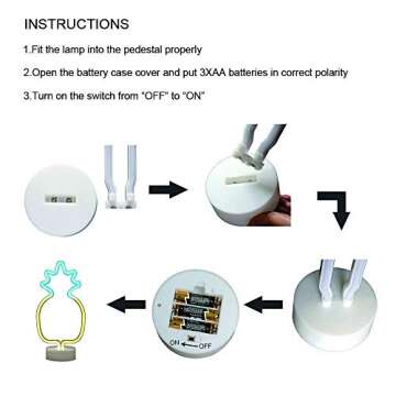 AIZESI Pineapple LED Neon Lights,Pineapple Neon Light Pineapple Night Lamp Decor,Battery or USB Power Decorative Sign LED Light for Room Party Festival Decorations(Pineapple Yellow) ¡­