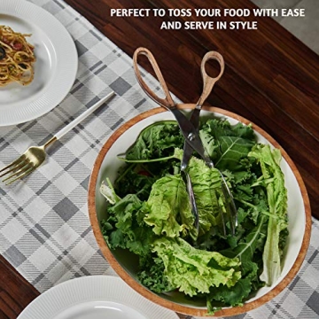 Folkulture Stylish Stainless Steel Cooking Tongs for All Occasions