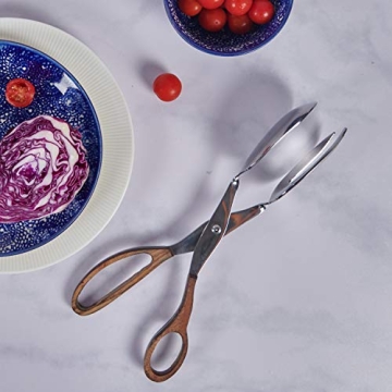 Folkulture Stylish Stainless Steel Cooking Tongs for All Occasions