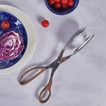 Folkulture Stylish Stainless Steel Cooking Tongs for All Occasions