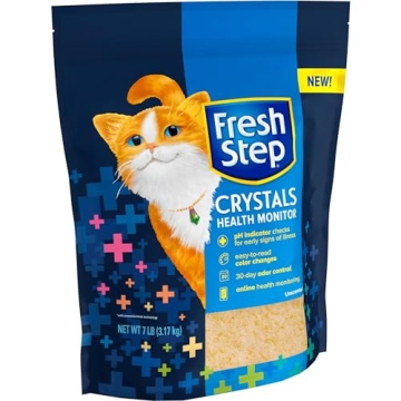 Fresh Step Health Monitoring Crystal Cat Litter - 30-Day Odor Control