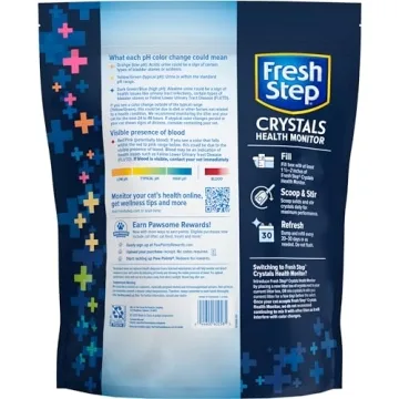 Fresh Step Health Monitoring Crystal Cat Litter - 30-Day Odor Control