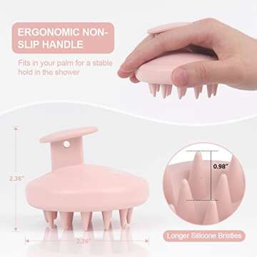 Hilph Silicone Scalp Massager for Hair Growth & Care