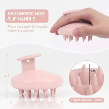 Hilph Silicone Scalp Massager for Hair Growth & Care