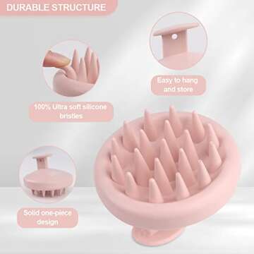 Hilph Silicone Scalp Massager for Hair Growth & Care