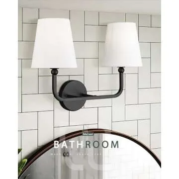 Stylish METWET 2-Light Vanity Fixtures for Your Home