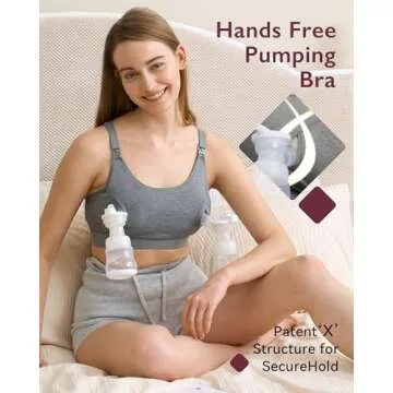 Momcozy Adjustable Bra for Comfortable Hands-Free Pumping