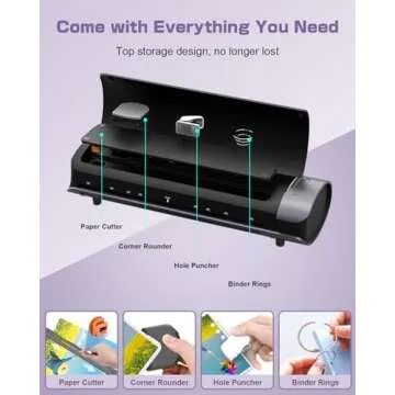 Fast and Versatile Office Laminator Machine with Accessories
