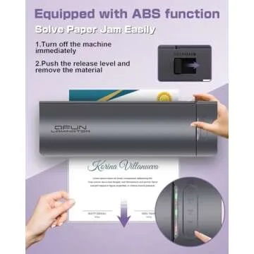 Fast and Versatile Office Laminator Machine with Accessories