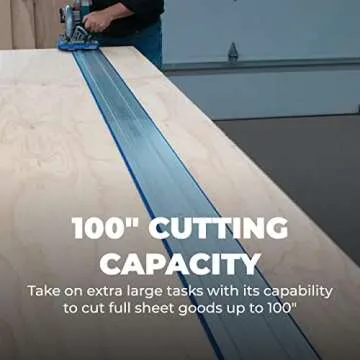 Kreg KMA3700 Accu-Cut XL - Universal Track Saw Guide System - Make Straight, Cross, Rip & Angled Cuts Easily