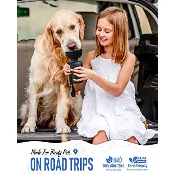 Lesotc Dog Water Bottle Portable Leak Proof Dispenser