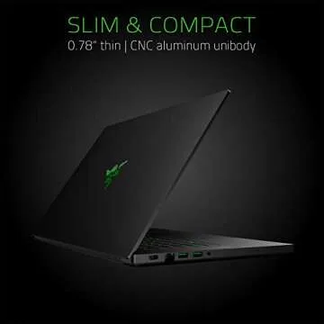 Razer Blade 15 Gaming Laptop 2019: Intel Core i7-9750H 6 Core - GeForce GTX 1660Ti - 15.6" FHD 1080p 144Hz - 16GB RAM - 256GB SSD + 1TB, CNC Aluminum, Chroma RGB Lighting, Thunderbolt 4