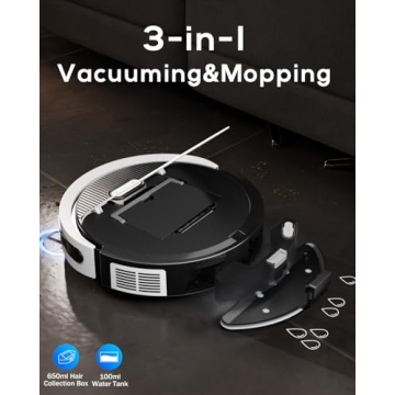 Dyrabitick V3 Robot Vacuum and Mop for Pet Owners