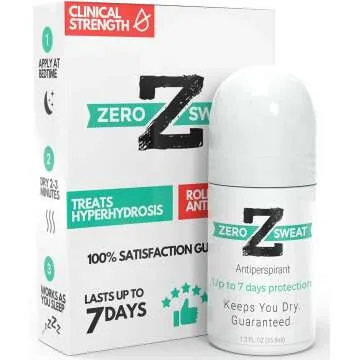 ZeroSweat Antiperspirant Deodorant for Hyperhidrosis