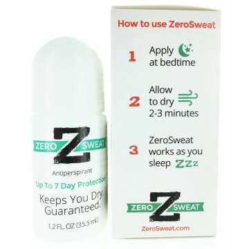 ZeroSweat Antiperspirant Deodorant for Hyperhidrosis