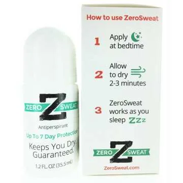 ZeroSweat Antiperspirant Deodorant for Hyperhidrosis