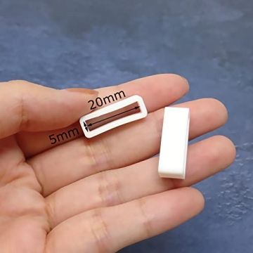 Durable 20mm Replacement Silicone Watch Band Loops