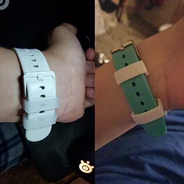 Durable 20mm Replacement Silicone Watch Band Loops