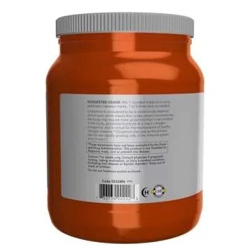 NOW Foods Sports Nutrition, L-Glutamine Pure Powder, Nitrogen Transporter*, Amino Acid, 35.3-Ounce