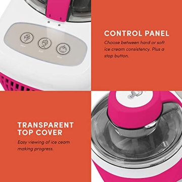 Elite Gourmet Self-Refrigerating Ice Cream Maker - Fun Frozen Treats