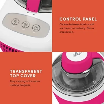 Elite Gourmet Self-Refrigerating Ice Cream Maker - Fun Frozen Treats