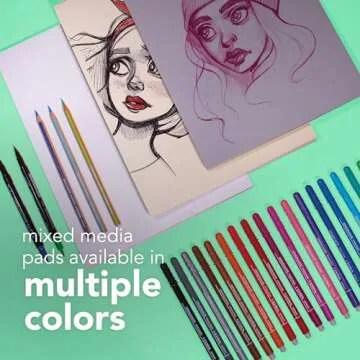 Canson Mixed Media Pad, 9x12 in, 20 Sheets for Art