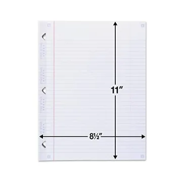 Five Star Loose Leaf Paper with Study App - 100 Sheets Reinforced