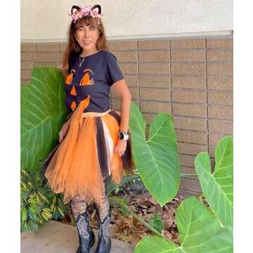 GOOBGS Vintage Bubble Skirt Tulle Petticoat for Dance