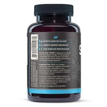 ONNIT Shroom Tech Sport: Clinically Studied Preworkout Supplement with Cordyceps Mushroom (84ct)
