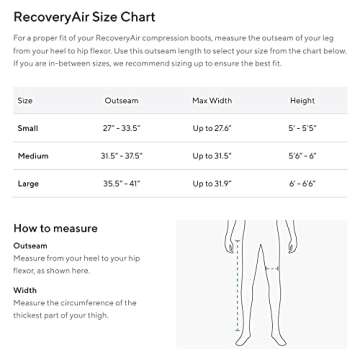 Therabody JetBoots PRO Plus Wireless Compression Boots with Vibration & Light Therapy - Muscle Recovery, Pneumatic Leg Compression Sleeve to Recover Faster, Relieve Muscle & Joint Pain (RA3 - Medium)