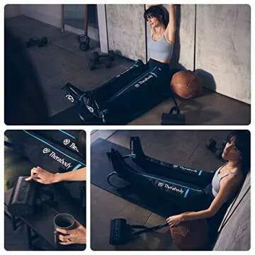 Therabody JetBoots PRO Plus Wireless Compression Boots with Vibration & Light Therapy - Muscle Recovery, Pneumatic Leg Compression Sleeve to Recover Faster, Relieve Muscle & Joint Pain (RA3 - Medium)