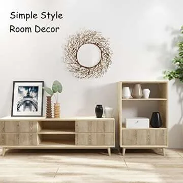 Whonline Pip Berry Wreath - 18 Inch Winter Decor